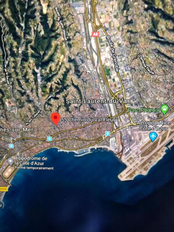 Villa C3 Arthur Rimbaub Chambre D'Hote Piscine Proche Mer Plage 600M Cagnes-sur-Mer Exterior photo